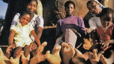 LeCegua - W północnym Zimbabwe mieszka plemię Vadoma, którego członkowie wyróżniają s...