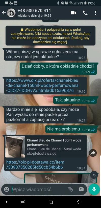 SpasticInk - Ostrzegam przed próbą #oszukujo na #olx metodą na wyludzenie danych kart...