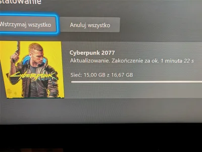 WcurwionyKotek - Chyba wjechał ten patch na One X

#cyberpunk2077 #xbox #xboxonex #xb...