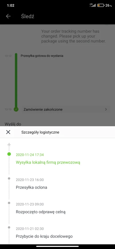 Adamerio - 24.11 - wysyłka PP
10.12 - zamówienie zakończone
Do dnia dzisiejszego ni...