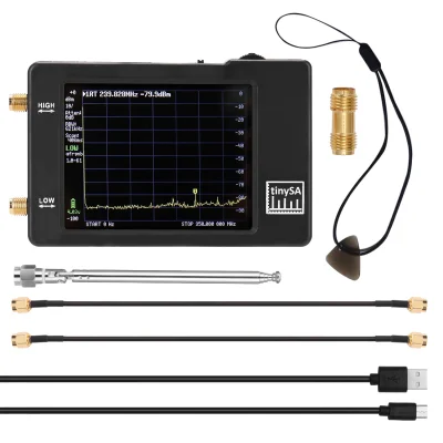 n_____S - Tinysa 100kHz-350MHz Tiny Spectrum Analyzer dostępny jest za $48.99 (najniż...