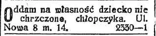 nieocenzurowany88 - Ogłoszenia z, łódzkiej Gazety "Rozwój". Rok 1919. 

#lodz #histor...