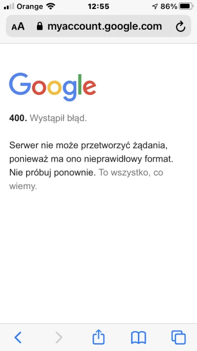kaja-og - @kaja-og: #google Czesc co jest grane? Czemu nie mogę sie zaogować do konta...