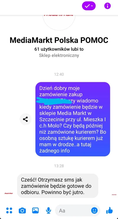 Pitaja - Wołam @johny123455 @m1520n @danter @widgetpl 
Dalej status jako zamówienie ...