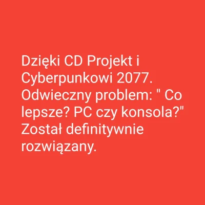 CipakKrulRzycia - #bekazkonsolowcow #heheszki #komputery 
#cyberpunk2077