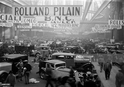 francuskie - znalezisko: Salon samochodowy w Paryżu 1930 oczami polskiego dziennikarz...