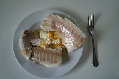 anonymous_derp - Dzisiejsze śniadanie: Duszone filety dorszowe, jajko sadzone, sól.
...