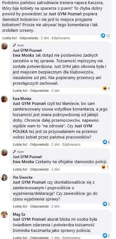 Niczyporuk - https://justgym.pl/trener/2178 jest nawet numer telefonu do naszego gang...