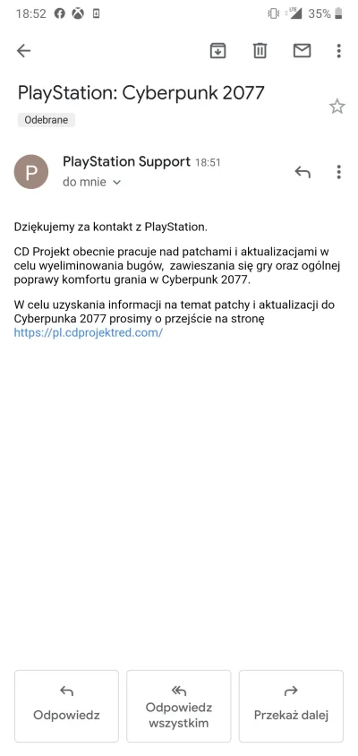 egotuitam - Chciałem zwrócić cyberpunka, bo stwierdziłem że nie bede się teraz użerać...