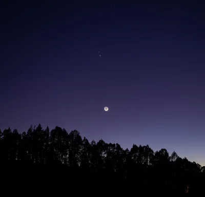 namrab - Jowisz i Saturn, stan na 16 grudnia. Planety dzieli odległość 33 minut kątow...