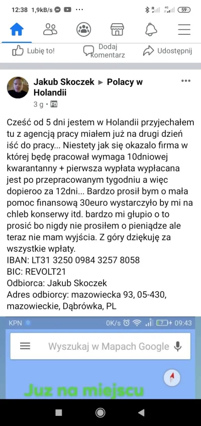 Camaro81 - #holandia #praca #facebook pomożecie koledze?a swoją drogą jak można przyj...