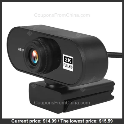 n_____S - Gocomma 2K USB Webcam dostępny jest za $14.99 (najniższa: $15.59)
Koszt wy...