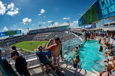 GeWa - Świetny sektor ;)
TIAA Bank Field w Jacksonville, czasami gra tam piłkarska k...