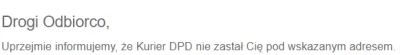 Winkey - #!$%@? #dpd, wyszedłem na 5 minut do żabki 200m obok i elo #!$%@? czekaj do ...