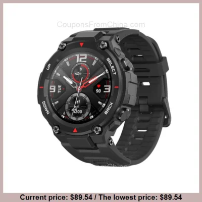 n_____S - Xiaomi Amazfit T-Rex Smart Watch Global dostępny jest za $89.54 (najniższa:...