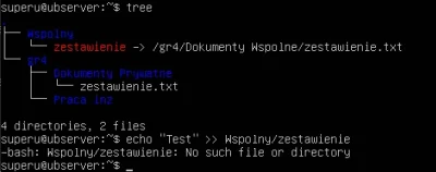 DinapeS - Czy w Linuxie jest możliwość korzystania z symlinków do zapisu danych w ory...