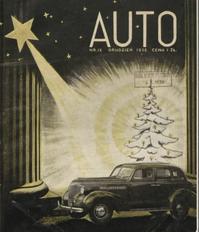francuskie - Okładka czasopisma z 1938 roku - Chevrolet

#1938 #gwiazdka #auto #sam...
