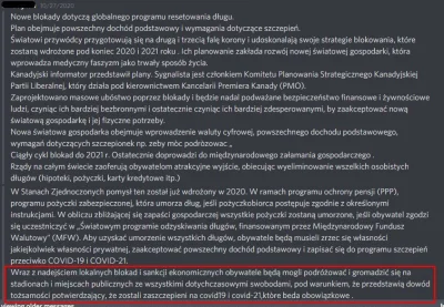 SpasticInk - Lockdown służy zniszczeniu gospodarki i bankructwom oraz wytworzenia "em...