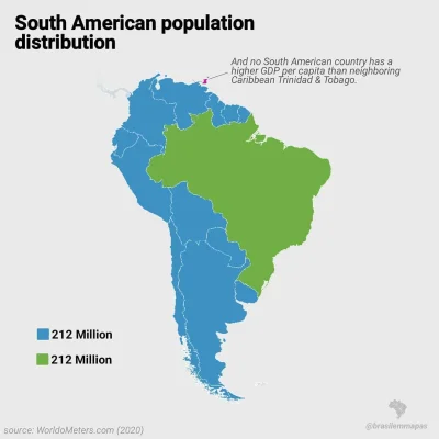 Lifelike - #graphsandmaps #amerykapoludniowa #brazylia #demografia #ciekawostki