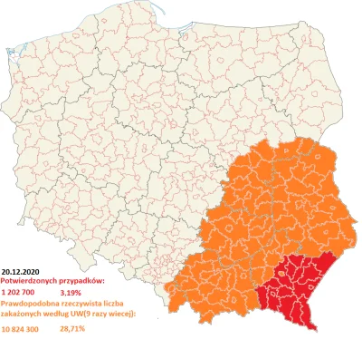 Cierniostwor - Koronawirusem zaraziło się już oficjalnie 1 202 700 osób w całej Pols...