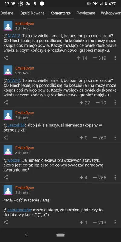 Simple-Man - Jakim człowiekiem trzeba być, żeby wchodzić na profil @EmiliaByun i minu...