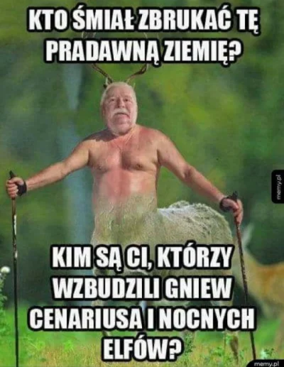 pokustnik - Wyplusujecie starożytny mem z Wałęsą? Nikt nigdy nie plusuje starożytnych...