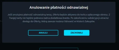 dict - Chcę anulować płatność odnawialną w player.pl #playerpl Znaczy zrezygnować z u...