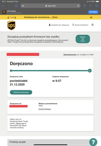 EvineX - Jej :D Paczka wysłana z Niemiec #ups w piątek dzisiaj właśnie dostarczona, c...