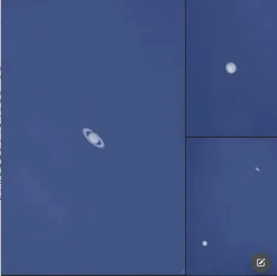 SoundOfViolence - Zdjęcie Jowisza i Saturna za dnia, za pomocą aparatu Nikon d5200 i ...
