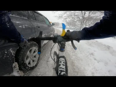 tomosano - A zimą jeździmy tak.. już widzę miny polskich kierowców xD tzn samochodzia...