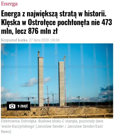 Kempes - Budował elektrownię Ostrołęka, która to inwestycja spowodowała miliardowe st...