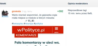 g.....a - Gdy ktoś zgłasza wpis sprzed 2 tygodni, to wiesz, że dupa zapiekła naprawdę...