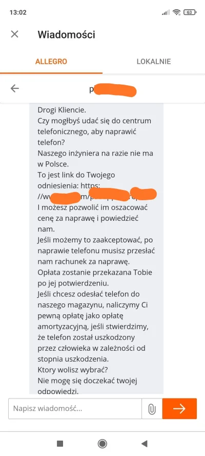 Bakardi - Szwagier kupił tel Xiaomi note 9pro na allegro okazało się że nie działa na...