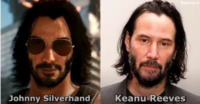 db95 - Johnny Silverhand jest podobny do znanego aktora Keanu Reeves. 

#cyberpunk2...