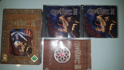 kRpt - Premierowe wydanie Gothiczka II w moim posiadaniu. 3x CD, kolorowy poradnik 71...