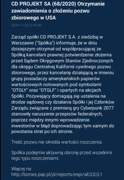 Koner1391 - #cyberpunk2077 #gielda #cdprojektred