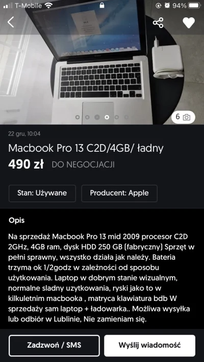 Niechcemisie89 - Czy kupowanie takiego macbooka do przeglądania internetu, YouTube i ...
