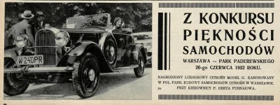 francuskie - Produkt Warszawskiej Fabryki Samochodów Citroena 
rocznik 1932

#1932...