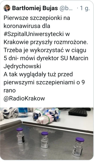 robert5502 - I to jest główny problem ze szczepieniem. Nie, że szczepionka będzie zła...