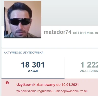 P.....o - @matador74 

 uwaga, diamentowy walenty wrócił, jest nachlany i agresywny ...