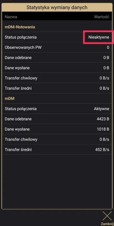 gumowy_ogur - Hej @ZespolmBanku od rana mam w apce MDM taki status i nie widzę notowa...