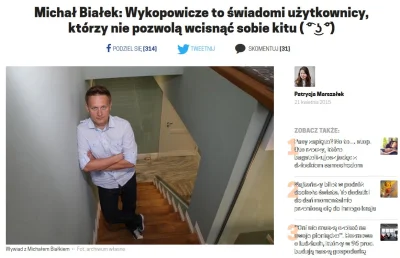 C.....s - @Koliat:

Michałowi za mocno wszedł mem i w niego uwierzył