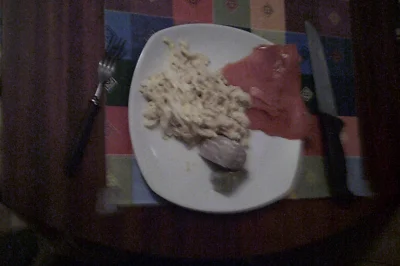 anonymous_derp - Dzisiejszy obiad: Gotowane flaki wołowe z jajkiem, wędzony łosoś, go...