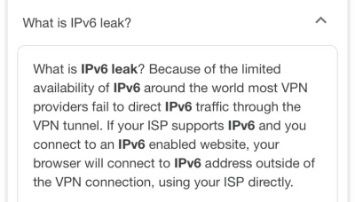 k.....l - @Theus: Ipv6 leak xD jakbys z vpn chcial korzystac poczytaj tez o dns leak