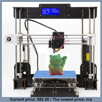 n_____S - 3D Printer A8 Clone [EU] dostępny jest za $92.88
Wysyłka z Europy!

Link...