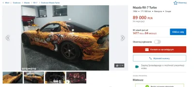 Pwner - RX-7 z konkursu tigera na sprzedaż. Ciężko znaleźć jakąkolwiek sztukę na sprz...