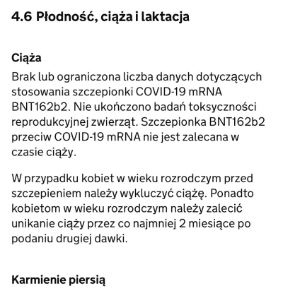 wojna - Na stronie brytyjskiego rzadu w ulotce odnośnie szczepienia w ciąży, jest pro...