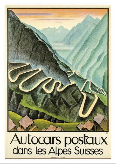 Borealny - Autocars Postaux, 1925