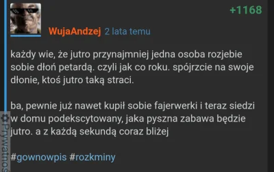 WujaAndzej - rozkminka coroczna

#rozkminy #ejmordo