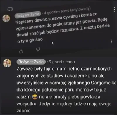 slepauliczka - Było tu trochę lizusów i obrońców życia reżysera, jak się czujecie z f...